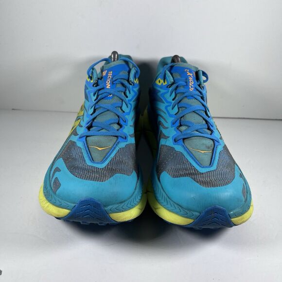 Hoka Tecton X2 Lace Up Athletic Trail Running Shoes Sneakers Men's Size 10 - Picture 2 of 8